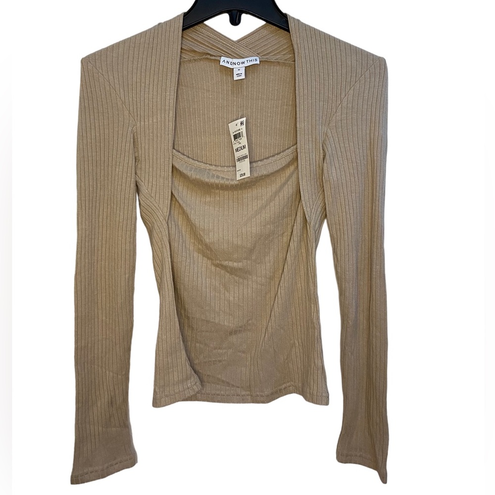 And Now This Tan Top M New With Tags